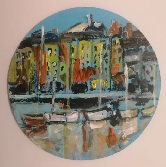 Honfleur — peinture d’Alain Bouillaguet