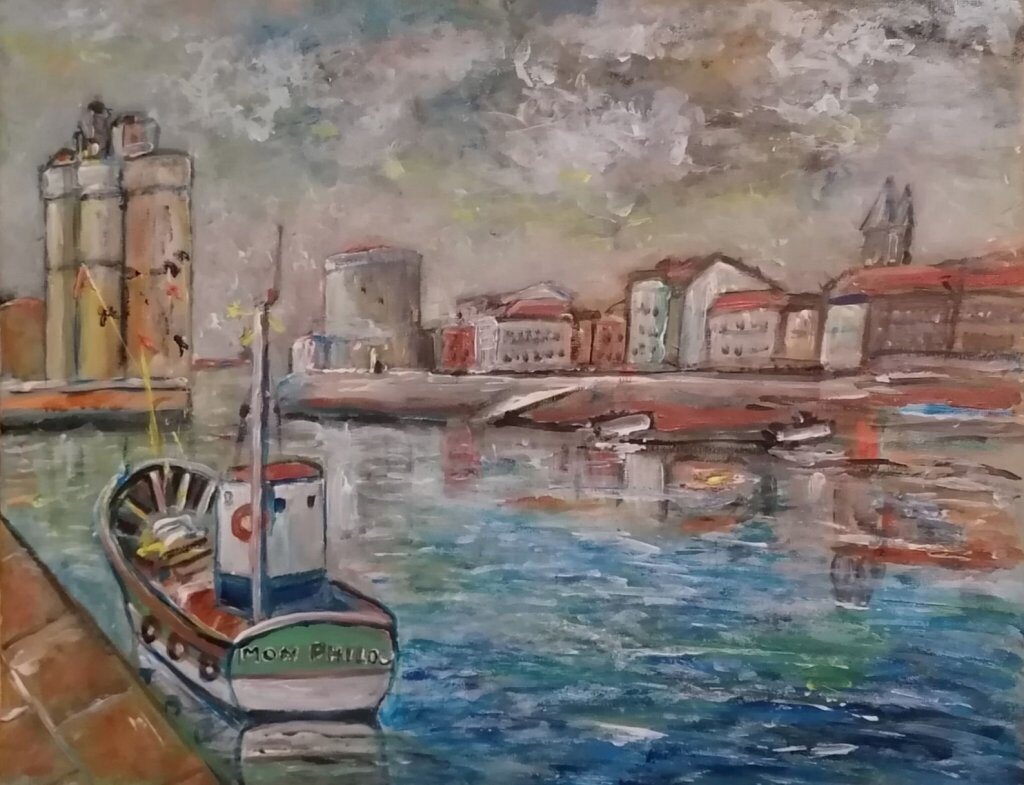 Marines — peinture d’Alain Bouillaguet