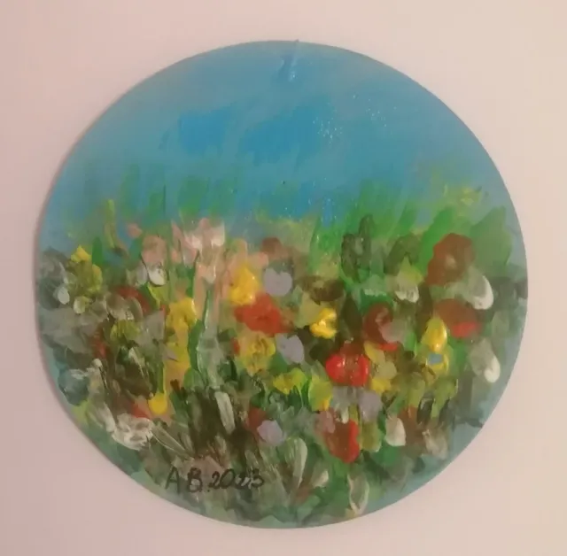 Fleurs des champs — peinture d’Alain Bouillaguet
