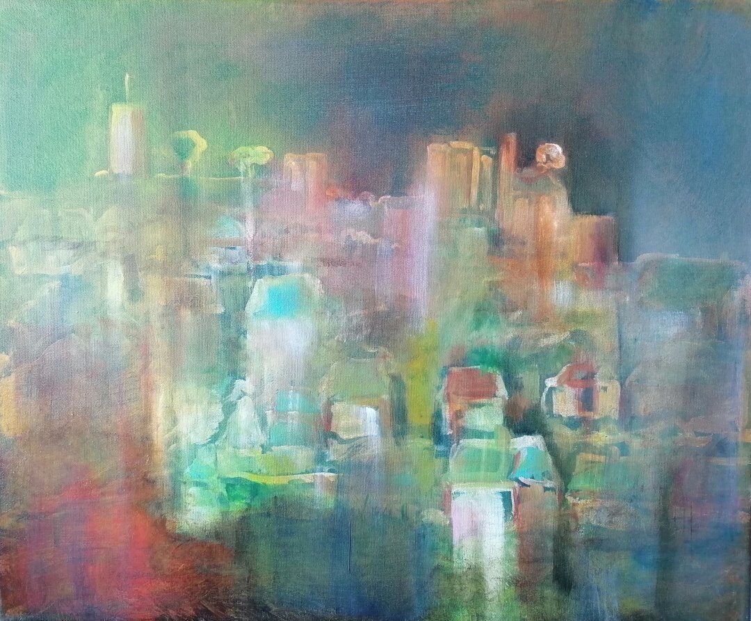 Turenne, 61 × 50 cm — peinture d’Alain Bouillaguet