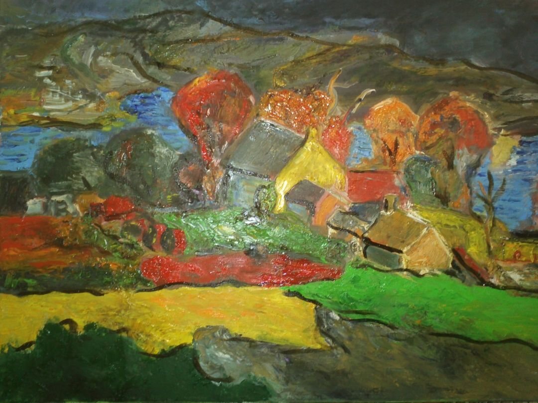 Couleurs de Bretagne, 61 × 46 cm — peinture d’Alain Bouillaguet
