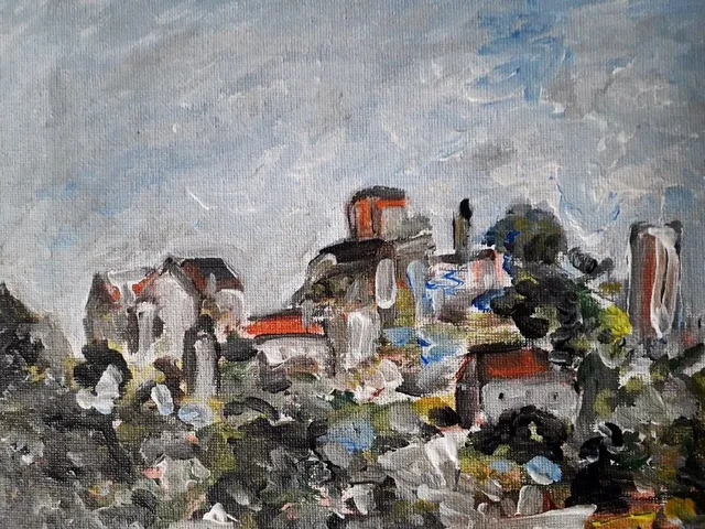 Turenne, 24 × 18 cm — peinture d’Alain Bouillaguet